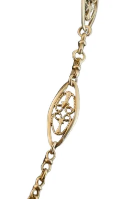 Collier Maille Filigrane en Or Jaune