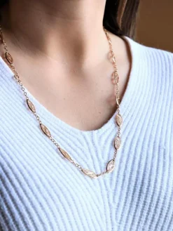 Collier Maille filigrane Or jaune
