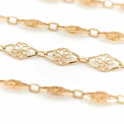 Collier Maille filigrane Or jaune