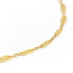Collier Maille filigrane Or jaune