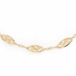 Collier Maille filigrane Or jaune