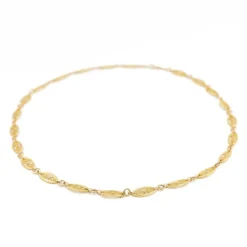 Collier Maille filigrane Or jaune