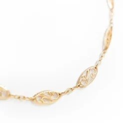 Collier Maille filigrane Or jaune