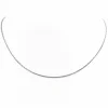 Collier Maille forçat Or blanc