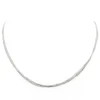 Collier Maille forçat Or blanc
