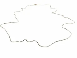Collier Maille forçat Or blanc