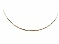 Collier Maille forçat Or blanc