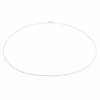 Collier Maille forçat Or blanc