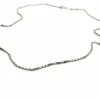 Collier Maille forçat Or blanc