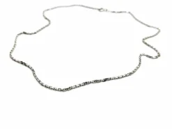 Collier Maille forçat Or blanc