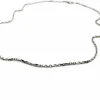 Collier Maille forçat Or blanc