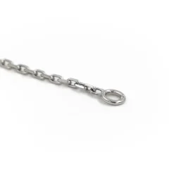 Collier Maille forçat Or blanc