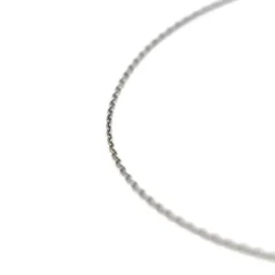 Collier Maille forçat Or blanc