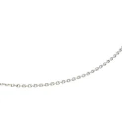 Collier Maille forçat Or blanc