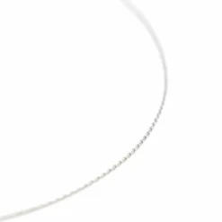 Collier Maille forçat Or blanc