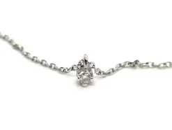 Collier Maille forçat Or blanc Diamant