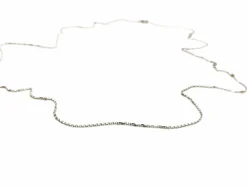 Collier Maille forçat Or blanc