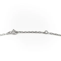 Collier Maille forçat Or blanc