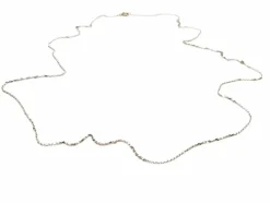 Collier Maille forçat Or blanc