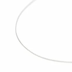Collier Maille forçat Or blanc