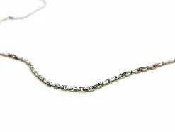 Collier Maille forçat Or blanc