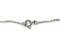 Collier Maille forçat Or blanc Diamant