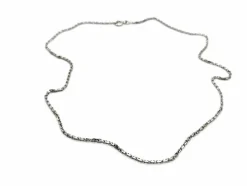 Collier Maille forçat Or blanc