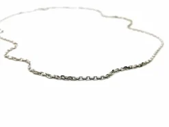 Collier Maille forçat Or blanc