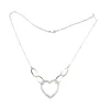 Collier maille forçat, or et diamants
