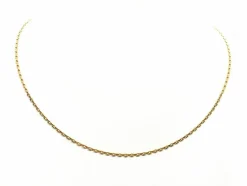 Collier Maille forçat Or jaune