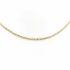 Collier Maille forçat Or jaune
