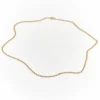Collier Maille forçat Or jaune