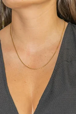 Collier Maille forçat Or jaune