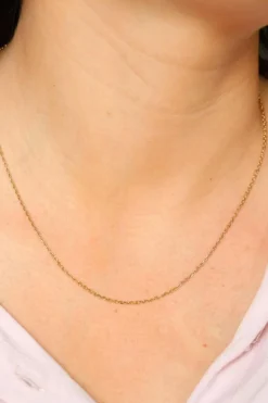 Collier Maille forçat Or jaune