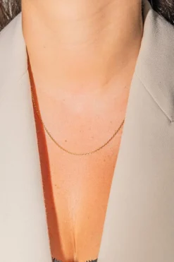 Collier Maille forçat Or jaune