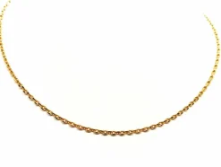 Collier Maille forçat Or jaune