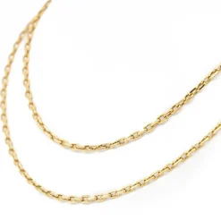 Collier Maille forçat Or jaune