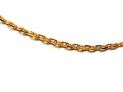 Collier Maille forçat Or jaune