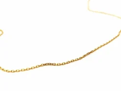 Collier Maille forçat Or jaune