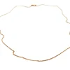 Collier Maille forçat Or rose