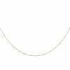Collier Maille forçat Or rose