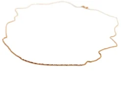 Collier Maille forçat Or rose