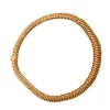 Collier maille gourmette en or