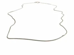 Collier Maille gourmette Or blanc