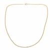 Collier maille Gourmette or jaune