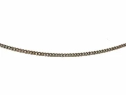 Collier Maille gourmette Or blanc