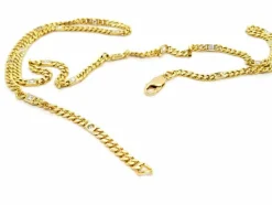 Collier Maille gourmette Or jaune Diamant