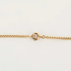 Collier maille Gourmette or jaune