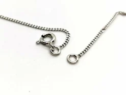 Collier Maille gourmette Or blanc