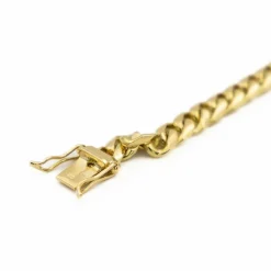 Collier Maille gourmette Or jaune Diamant